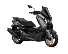 Yamaha NMAX scooter in dark grey, side view